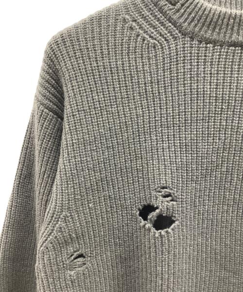 stein（シュタイン）stein (シュタイン) MILLED DAMAGE KNIT グレー サイズ:Sの古着・服飾アイテム