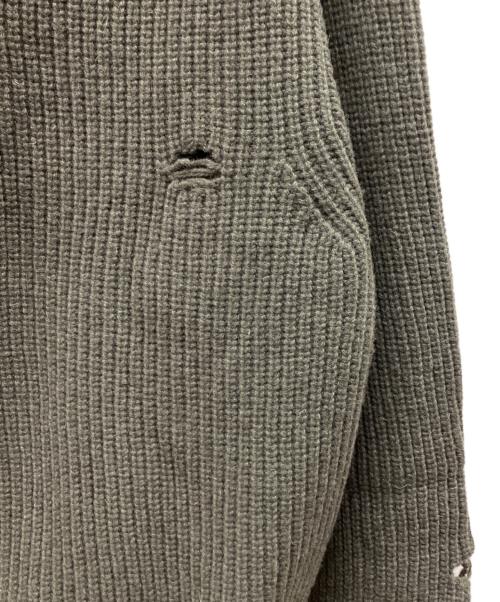 stein（シュタイン）stein (シュタイン) MILLED DAMAGE KNIT グレー サイズ:Sの古着・服飾アイテム