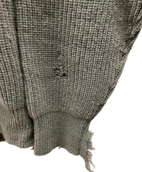 stein（シュタイン）stein (シュタイン) MILLED DAMAGE KNIT グレー サイズ:Sの古着・服飾アイテム