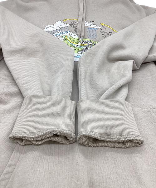 WIND AND SEA（ウィンダンシー）WIND AND SEA (ウィンダンシー) プルオーバーパーカー ベージュ サイズ:Lの古着・服飾アイテム