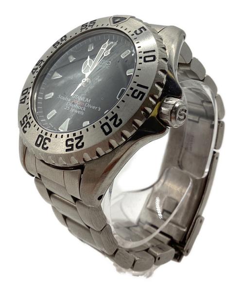 SEIKO（セイコー）SEIKO (セイコー) チタンダイバー　ダイバーズウォッチの古着・服飾アイテム