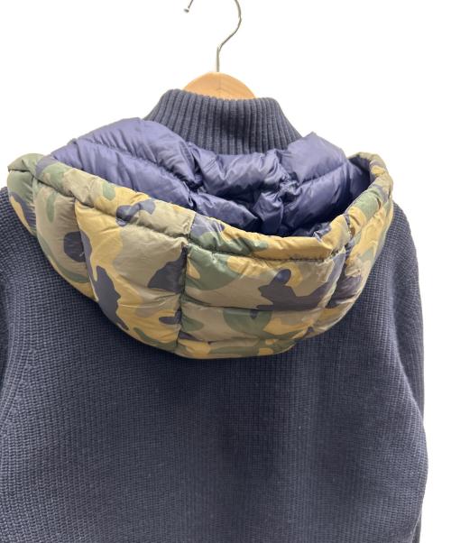 JOTT（ジョット）JOTT (ジョット) ニットダウンジャケット ネイビー サイズ:サイズ表記無の古着・服飾アイテム