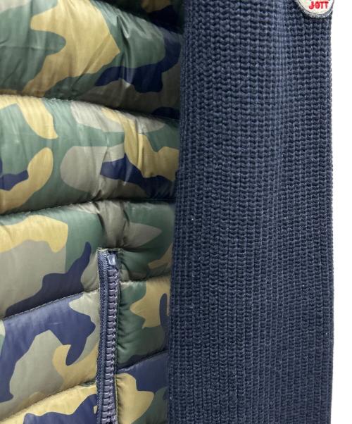 JOTT（ジョット）JOTT (ジョット) ニットダウンジャケット ネイビー サイズ:サイズ表記無の古着・服飾アイテム