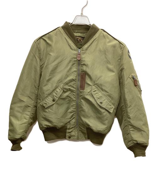 BUZZ RICKSON'S（バズリクソンズ）Buzz Rickson's (バズリクソンズ) L-2フライトジャケット 黄緑 サイズ:44の古着・服飾アイテム