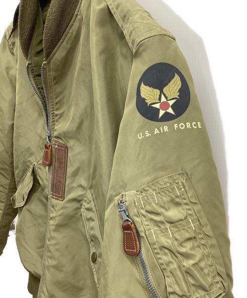 BUZZ RICKSON'S（バズリクソンズ）Buzz Rickson's (バズリクソンズ) L-2フライトジャケット 黄緑 サイズ:44の古着・服飾アイテム