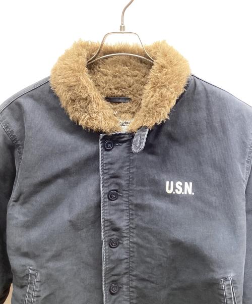 NAVY DEPARTMENT（ネイビーデパートメント）NAVY DEPARTMENT (ネイビーデパートメント) N-1デッキジャケット ネイビー サイズ:42の古着・服飾アイテム