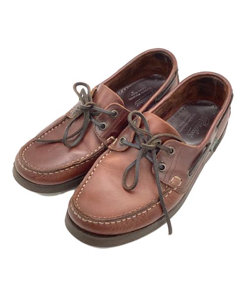 PARABOOT（パラブーツ）PARABOOT (パラブーツ) BARTH/MARINE　デッキシューズ ブラウン サイズ:25の古着・服飾アイテム