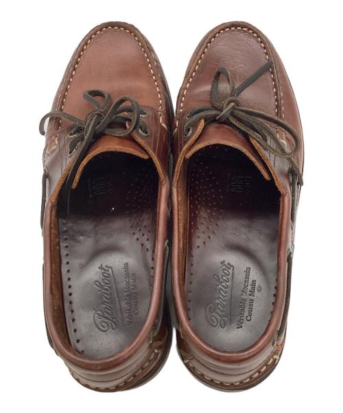 PARABOOT（パラブーツ）PARABOOT (パラブーツ) BARTH/MARINE　デッキシューズ ブラウン サイズ:25の古着・服飾アイテム