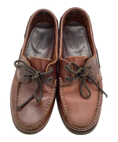 PARABOOT（パラブーツ）PARABOOT (パラブーツ) BARTH/MARINE　デッキシューズ ブラウン サイズ:25の古着・服飾アイテム