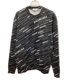 BALENCIAGA（バレンシアガ）の古着「ロゴニット」｜ブラック