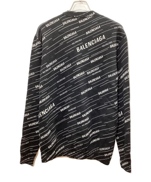 BALENCIAGA（バレンシアガ）BALENCIAGA (バレンシアガ) ロゴニット ブラック サイズ:Mの古着・服飾アイテム