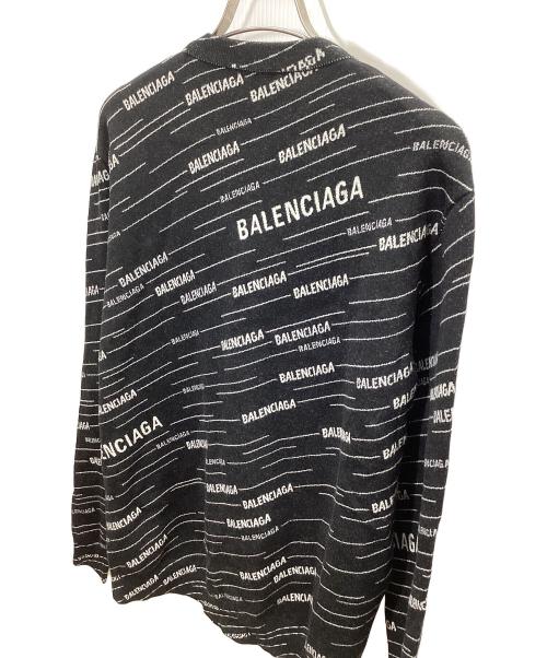 BALENCIAGA（バレンシアガ）BALENCIAGA (バレンシアガ) ロゴニット ブラック サイズ:Mの古着・服飾アイテム