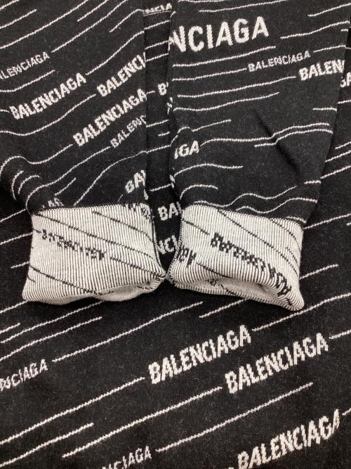 BALENCIAGA（バレンシアガ）BALENCIAGA (バレンシアガ) ロゴニット ブラック サイズ:Mの古着・服飾アイテム