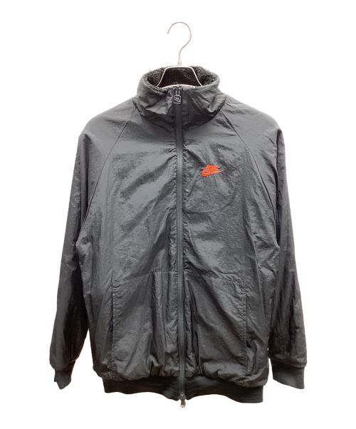 NIKE（ナイキ）NIKE (ナイキ) ボアジャケット ブラック×レッド サイズ:Mの古着・服飾アイテム