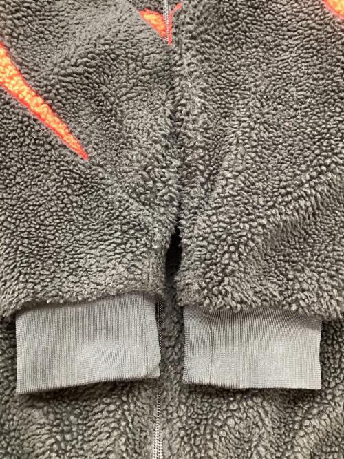 NIKE（ナイキ）NIKE (ナイキ) ボアジャケット ブラック×レッド サイズ:Mの古着・服飾アイテム