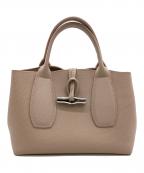 LONGCHAMPロンシャン）の古着「レザーハンドバッグ」｜ピンク