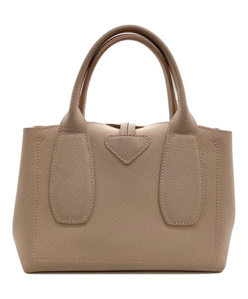 LONGCHAMP（ロンシャン）LONGCHAMP (ロンシャン) レザーハンドバッグ ピンクの古着・服飾アイテム