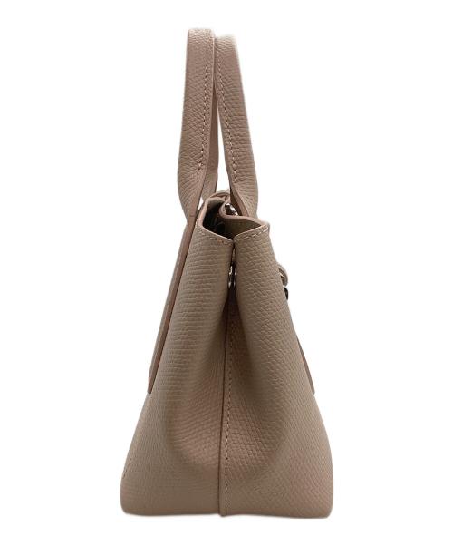 LONGCHAMP（ロンシャン）LONGCHAMP (ロンシャン) レザーハンドバッグ ピンクの古着・服飾アイテム