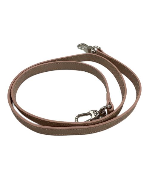 LONGCHAMP（ロンシャン）LONGCHAMP (ロンシャン) レザーハンドバッグ ピンクの古着・服飾アイテム