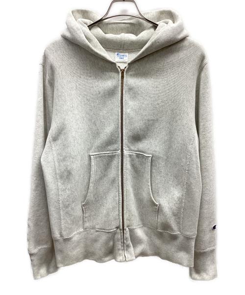 Champion（チャンピオン）Champion (チャンピオン) ジップパーカー グレー サイズ:Lの古着・服飾アイテム