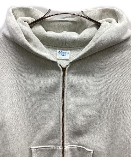 Champion（チャンピオン）Champion (チャンピオン) ジップパーカー グレー サイズ:Lの古着・服飾アイテム
