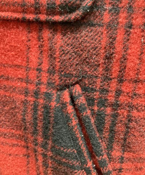 CarHartt（カーハート）CarHartt (カーハート) ウールジャケット ブラック×レッド サイズ:Lの古着・服飾アイテム