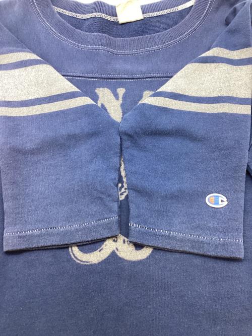 Champion（チャンピオン）Champion (チャンピオン) 長袖Tシャツ ネイビー サイズ:Mの古着・服飾アイテム