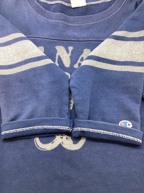 Champion（チャンピオン）Champion (チャンピオン) 長袖Tシャツ ネイビー サイズ:Mの古着・服飾アイテム