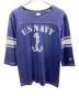 Champion（チャンピオン）の古着「長袖Tシャツ」｜ネイビー