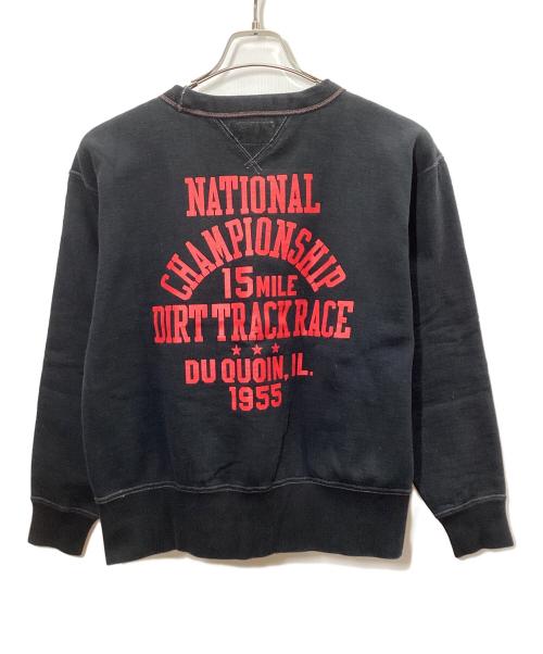 McCOY'S（マッコイズ）McCoy's (マッコイズ) ダブルプリントスウェット ブラック サイズ:Mの古着・服飾アイテム