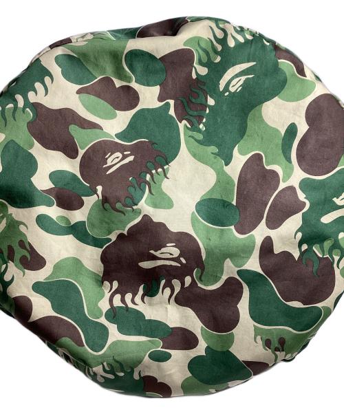 A BATHING APE（アベイシングエイプ）A BATHING APE (アベイシングエイプ) サルカモプリントナイロンボストンバッグ グリーンの古着・服飾アイテム