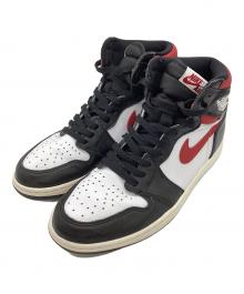NIKE（ナイキ）の古着「Air Jordan 1 Retro High "Black/White/Sail/Gym Red"エアジョーダン1 レトロ ハイ OG "ブラック/ホワイト/セイル/ジムレッド"」｜ブラック×ホワイト