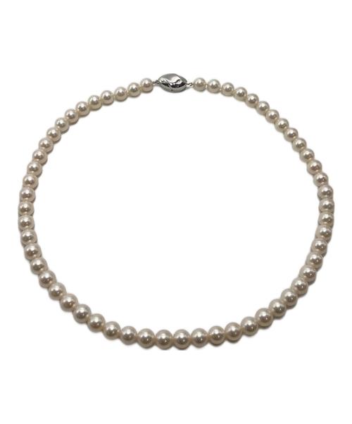 NICOLO POLO（ニコロポーロ）NICOLO POLO (ニコロポーロ) アコヤ真珠ネックレス・イヤリングセット ホワイト×シルバーの古着・服飾アイテム