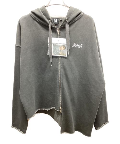 JUNG KOOK（ジョングク）JUNG KOOK (ジョングク) ARMYST (アーミスト) ジップパーカー グレー サイズ:XLの古着・服飾アイテム