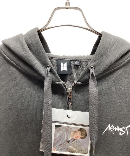JUNG KOOK（ジョングク）JUNG KOOK (ジョングク) ARMYST (アーミスト) ジップパーカー グレー サイズ:XLの古着・服飾アイテム