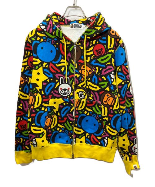 A BATHING APE（ア ベイシング エイプ）A BATHING APE (ア ベイシング エイプ) アニマルサファリマイロジップパーカー マルチカラー サイズ:Mの古着・服飾アイテム