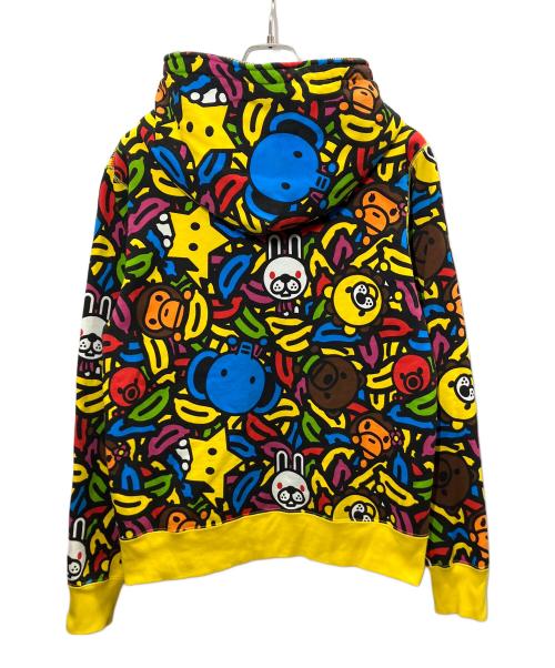 A BATHING APE（ア ベイシング エイプ）A BATHING APE (ア ベイシング エイプ) アニマルサファリマイロジップパーカー マルチカラー サイズ:Mの古着・服飾アイテム