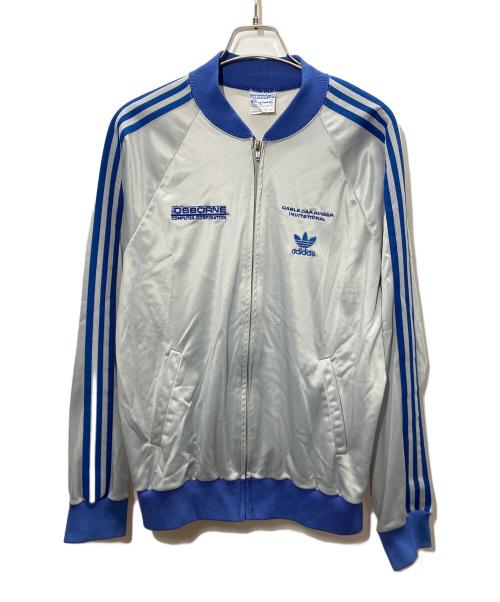 adidas（アディダス）adidas (アディダス) ATPトラックジャケット ライトグレー×ブルー サイズ:Lの古着・服飾アイテム