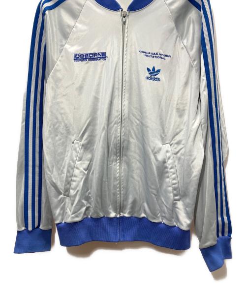 adidas（アディダス）adidas (アディダス) ATPトラックジャケット ライトグレー×ブルー サイズ:Lの古着・服飾アイテム