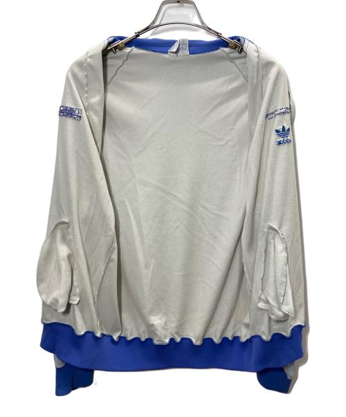 adidas（アディダス）adidas (アディダス) ATPトラックジャケット ライトグレー×ブルー サイズ:Lの古着・服飾アイテム