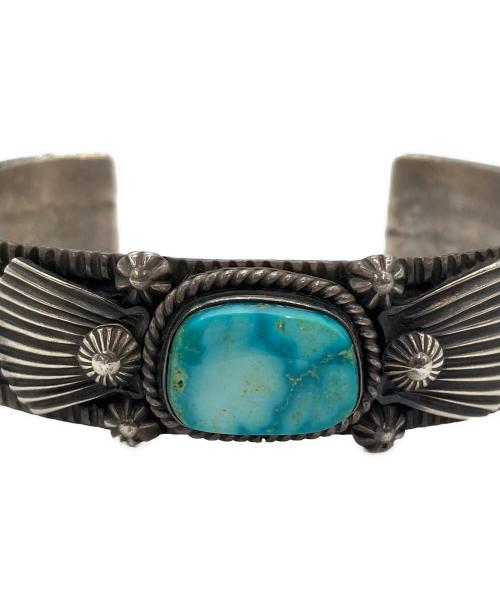 Navajo（ナバホ）Navajo (ナバホ) インディアンジュエリー　ダリルビセンティ製　　バングル シルバーの古着・服飾アイテム