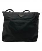 PRADAプラダ）の古着「ナイロントートバッグ」｜ブラック
