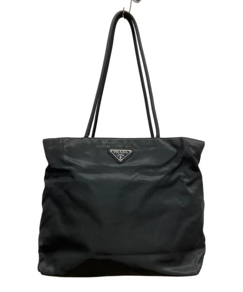 PRADA（プラダ）PRADA (プラダ) ナイロントートバッグ ブラックの古着・服飾アイテム