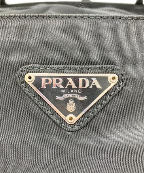 PRADA（プラダ）PRADA (プラダ) ナイロントートバッグ ブラックの古着・服飾アイテム