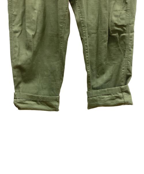 US ARMY（ユーエスアーミー）US ARMY (ユーエスアーミー) コットンサテンベイカーパンツ カーキ サイズ:36の古着・服飾アイテム