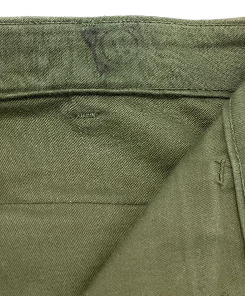 US ARMY（ユーエスアーミー）US ARMY (ユーエスアーミー) コットンサテンベイカーパンツ カーキ サイズ:36の古着・服飾アイテム