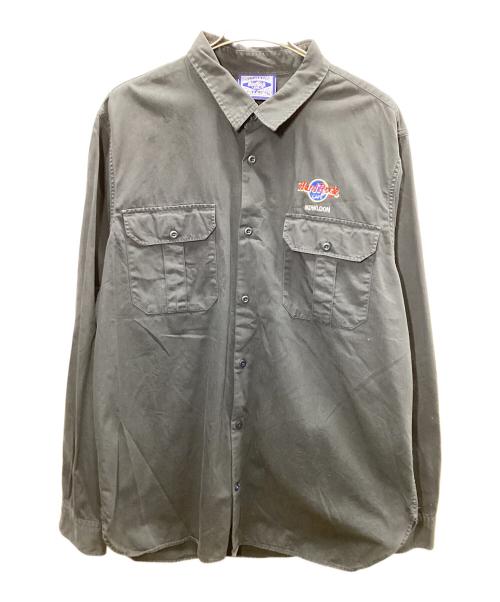 Hard Rock cafe（ハードロックカフェ）Hard Rock cafe (ハードロックカフェ) 長袖シャツ ネイビー サイズ:XLの古着・服飾アイテム