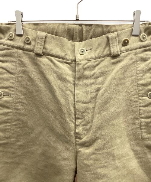 TONE（トーン）TONE (トーン) BRISBANE MOSS (ブリスベンモス) TONE　MOLE SKIN ARMY PANTS ベージュ サイズ:1の古着・服飾アイテム