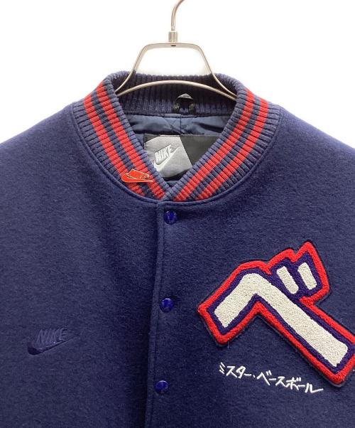 NIKE（ナイキ）NIKE (ナイキ) スタジャン ネイビー×グレー サイズ:Mの古着・服飾アイテム