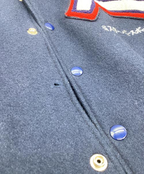 NIKE（ナイキ）NIKE (ナイキ) スタジャン ネイビー×グレー サイズ:Mの古着・服飾アイテム